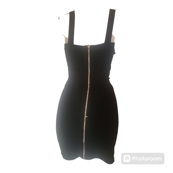 GUESS Marciano Pink Black Bodycon Dress - Size XXS, 00 - Picture 5 of 5